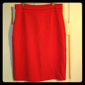 Red Pencil Skirt